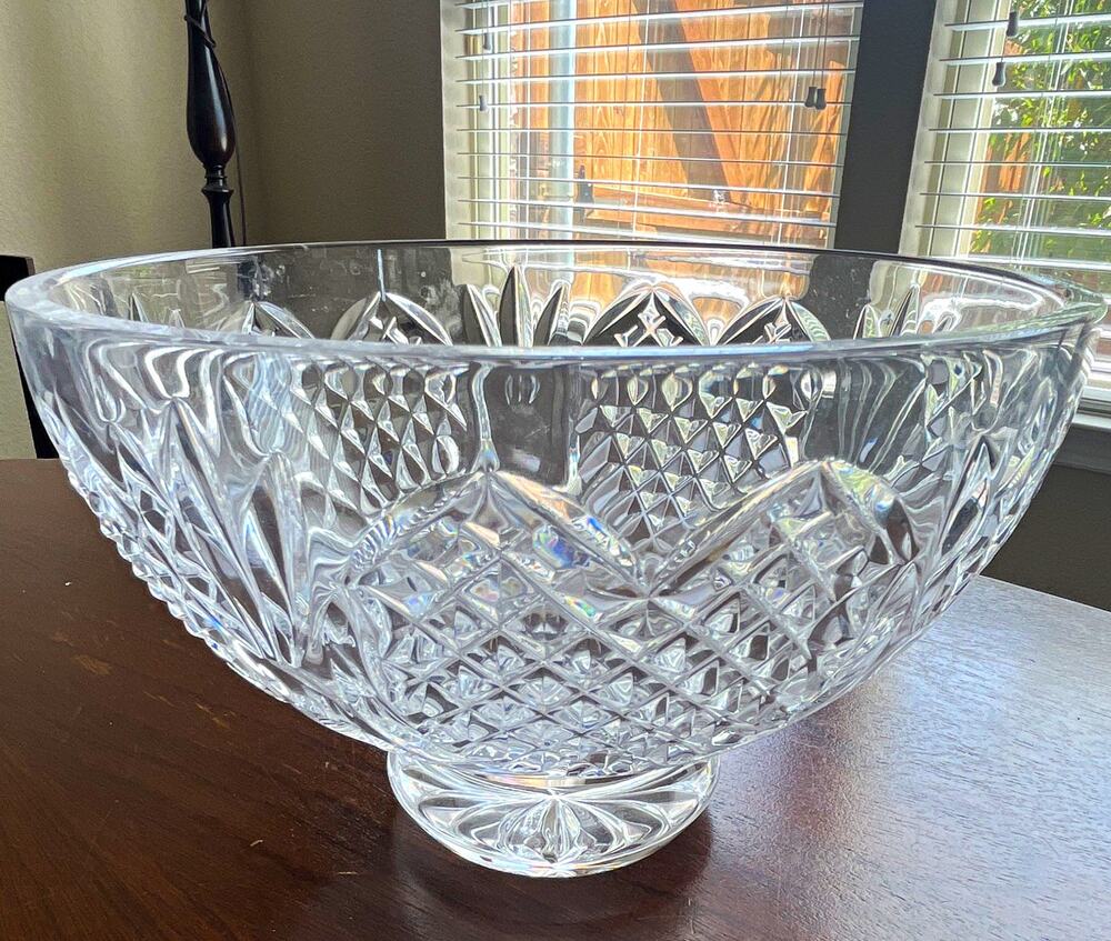 Waterford Crystal Wedding Heirloom Footed Bowl